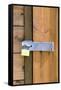 Locked Padlock on Shed-Chris Henderson-Framed Stretched Canvas