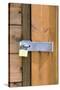 Locked Padlock on Shed-Chris Henderson-Stretched Canvas