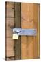 Locked Padlock on Shed-Chris Henderson-Stretched Canvas