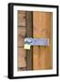 Locked Padlock on Shed-Chris Henderson-Framed Photographic Print