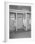 Locker Room for Joe Dimaggio at Yankee Stadium-Anthony Bernato-Framed Photographic Print