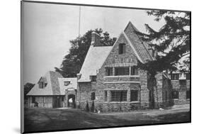 Locker room wing from the 1st tee, East Course, Winged Foot Golf Club, Mamaroneck, New York, 1925-null-Mounted Photographic Print