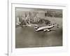 Lockheed Constellation, New York 1950-Clyde Sunderland-Framed Giclee Print