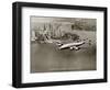 Lockheed Constellation, New York 1950-Clyde Sunderland-Framed Art Print