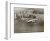 Lockheed Constellation, New York 1950-Clyde Sunderland-Framed Art Print