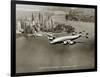 Lockheed Constellation, New York 1950-Clyde Sunderland-Framed Art Print