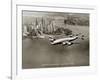 Lockheed Constellation, New York 1950-Clyde Sunderland-Framed Art Print