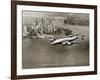 Lockheed Constellation, New York 1950-Clyde Sunderland-Framed Art Print