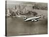 Lockheed Constellation, New York 1950-Clyde Sunderland-Stretched Canvas