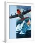 Lockheed Hercules Patrolling Icebergs For the Coast Guard-Wilf Hardy-Framed Giclee Print