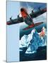 Lockheed Hercules Patrolling Icebergs For the Coast Guard-Wilf Hardy-Mounted Giclee Print