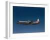 Lockheed L-188 Electra Airplane in Flight-null-Framed Photographic Print