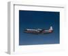 Lockheed L-188 Electra Airplane in Flight-null-Framed Photographic Print