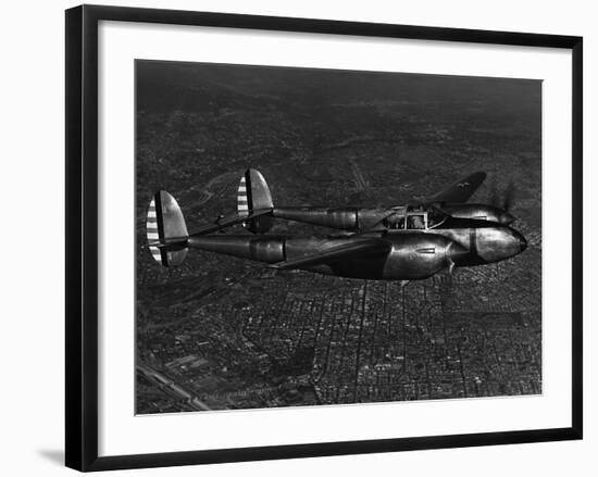 Lockheed Lightning-null-Framed Photographic Print