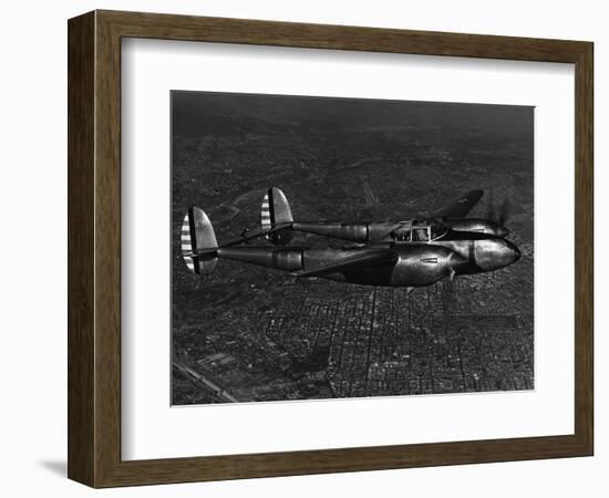 Lockheed Lightning-null-Framed Photographic Print