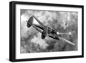 Lockheed P-38 'Lightning' in Action; Second World War, 1944-null-Framed Art Print