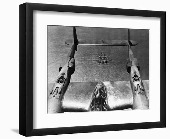 Lockheed P-38 Lightning Pursuit Fighters-null-Framed Photographic Print