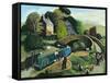 Locking Out-Margaret Loxton-Framed Stretched Canvas