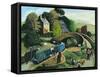 Locking Out-Margaret Loxton-Framed Stretched Canvas