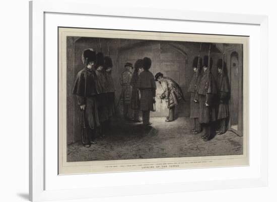 Locking Up the Tower-Frank Holl-Framed Giclee Print