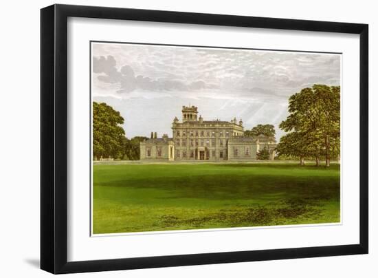 Locko Park, Derbyshire, Home of the Drury-Lowe Family, C1880-AF Lydon-Framed Giclee Print