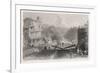 Lockport on the Erie Canal-William Tombleson-Framed Premium Giclee Print