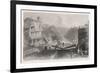 Lockport on the Erie Canal-William Tombleson-Framed Premium Giclee Print