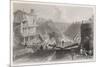 Lockport on the Erie Canal-William Tombleson-Mounted Premium Giclee Print