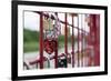 Locks of love, Maribor, Slovenia, Europe-Sergio Pitamitz-Framed Photographic Print