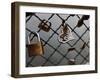 Locks on the Bridges of Paris are Quite Popular for Couples to Manifest their Wish for Eternal Love-David Bank-Framed Photographic Print