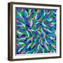 Locomotion in color II-Hyunah Kim-Framed Art Print