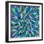 Locomotion in color II-Hyunah Kim-Framed Art Print