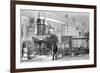 Locomotion, the First Steam Locomotive, at the Railway Jubilee, Darlington, Durham, 19th Century-null-Framed Giclee Print