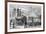 Locomotion, the First Steam Locomotive, at the Railway Jubilee, Darlington, Durham, 19th Century-null-Framed Giclee Print