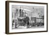 Locomotion, the First Steam Locomotive, at the Railway Jubilee, Darlington, Durham, 19th Century-null-Framed Giclee Print
