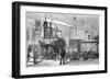 Locomotion, the First Steam Locomotive, at the Railway Jubilee, Darlington, Durham, 19th Century-null-Framed Giclee Print