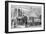 Locomotion, the First Steam Locomotive, at the Railway Jubilee, Darlington, Durham, 19th Century-null-Framed Giclee Print