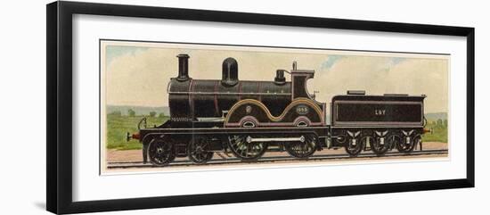 Locomotive 1093 of the Lancashire and Yorkshire Railway-null-Framed Premium Photographic Print