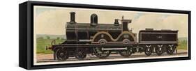 Locomotive 1093 of the Lancashire and Yorkshire Railway-null-Framed Stretched Canvas