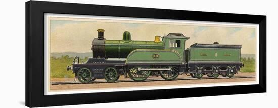 Locomotive 1870 of the North Eastern Railway-null-Framed Art Print
