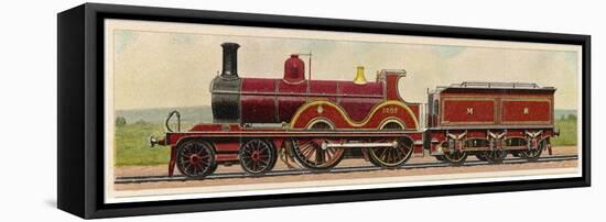 Locomotive 2202 of the Midland Railway-null-Framed Stretched Canvas