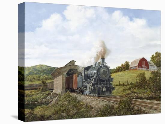 Locomotive 2-Jack Wemp-Stretched Canvas