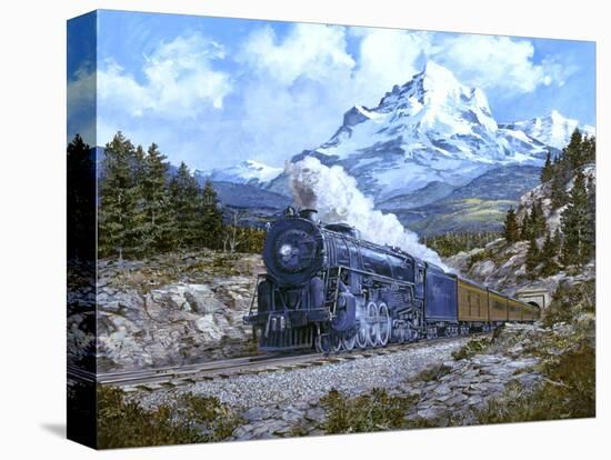 Locomotive 4-Jack Wemp-Stretched Canvas