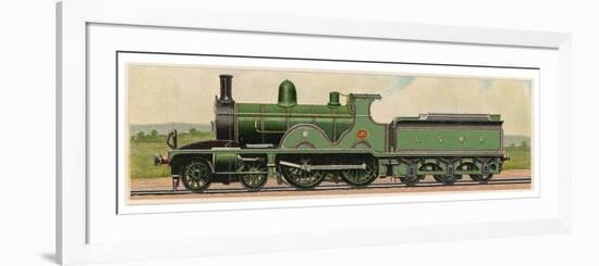 Locomotive 585 of the London and South Western Railway-null-Framed Premium Giclee Print
