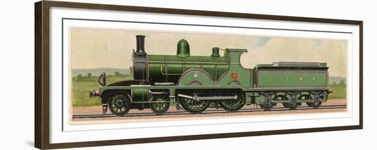 Locomotive 585 of the London and South Western Railway-null-Framed Premium Giclee Print