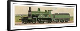 Locomotive 585 of the London and South Western Railway-null-Framed Premium Giclee Print