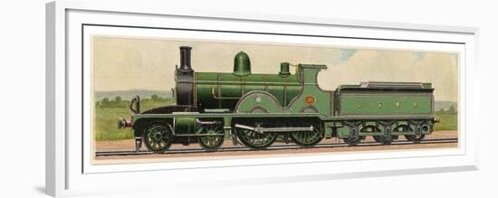Locomotive 585 of the London and South Western Railway-null-Framed Premium Giclee Print