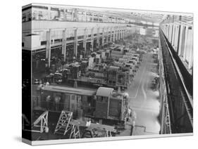 Locomotive Assembly Factory-null-Stretched Canvas