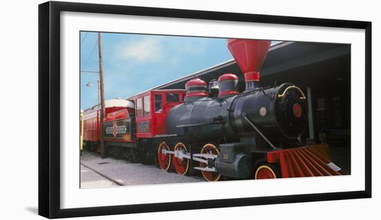 Locomotive at the Chattanooga Choo Choo, Chattanooga, Tennessee, USA-null-Framed Photographic Print