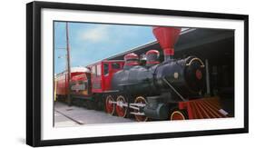 Locomotive at the Chattanooga Choo Choo, Chattanooga, Tennessee, USA-null-Framed Photographic Print